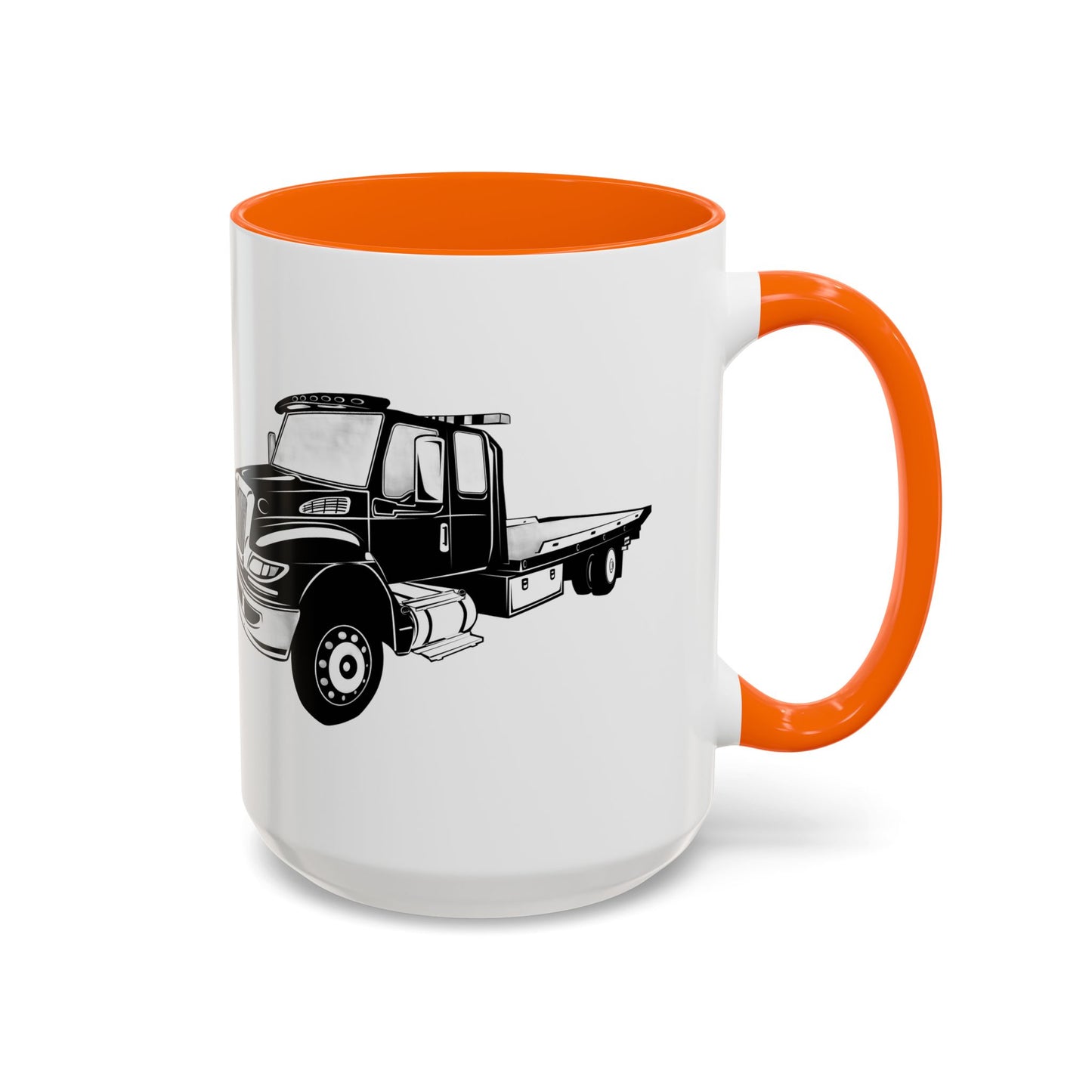 Flatbed Tow Truck 2-Tone Coffee Mug