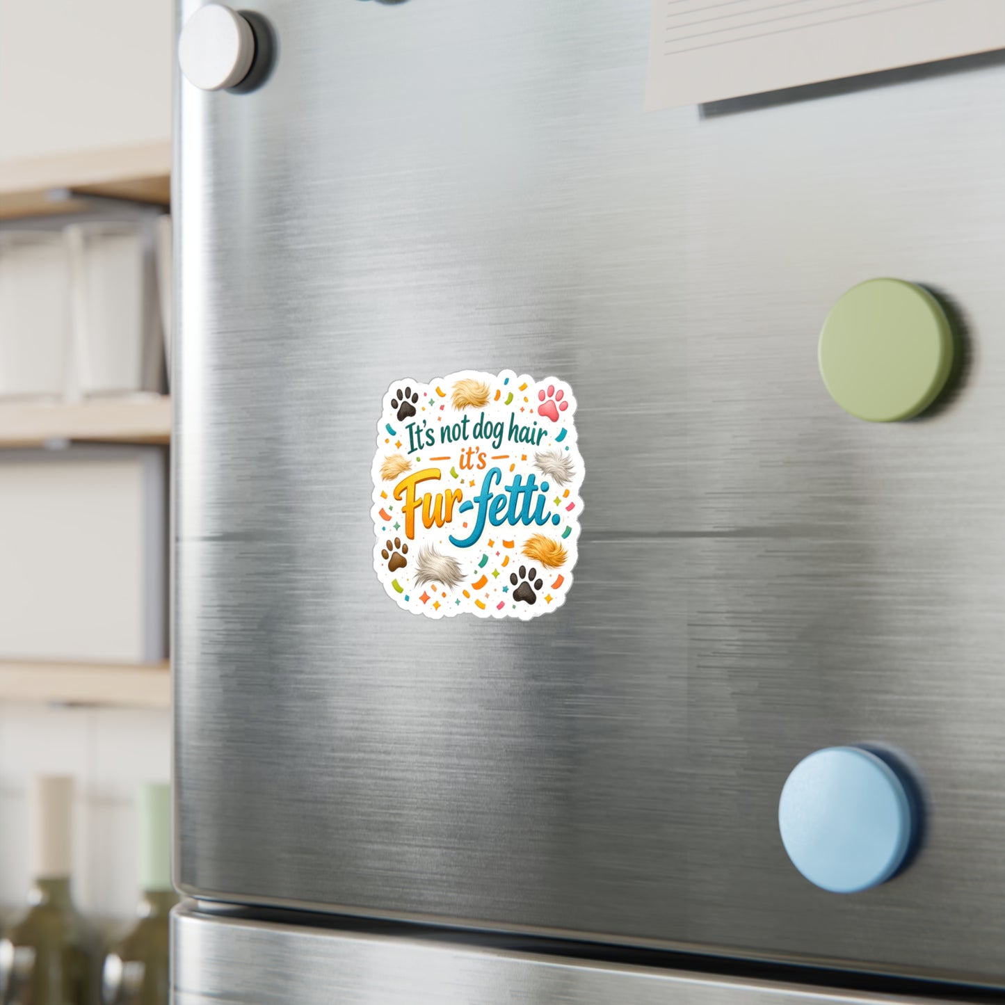 Fur-Fetti Dog Vinyl Decal