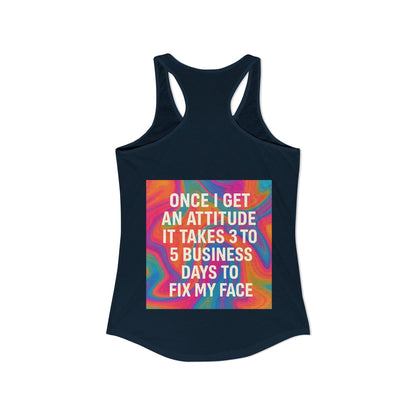 Fix My Face Women's Racerback Tank