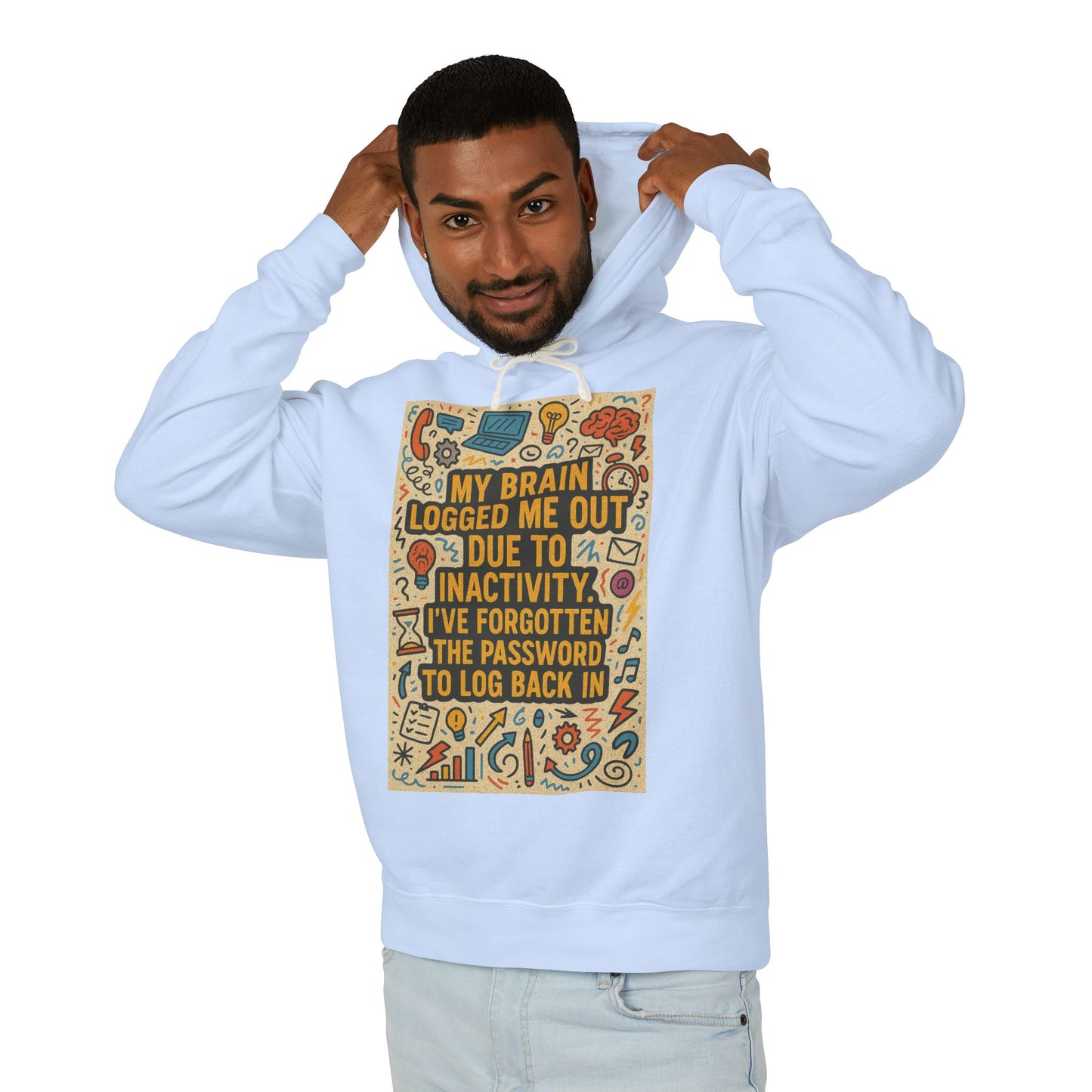 Logged Out Unisex Lightweight Hoodie