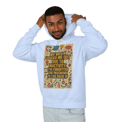 Logged Out Unisex Lightweight Hoodie