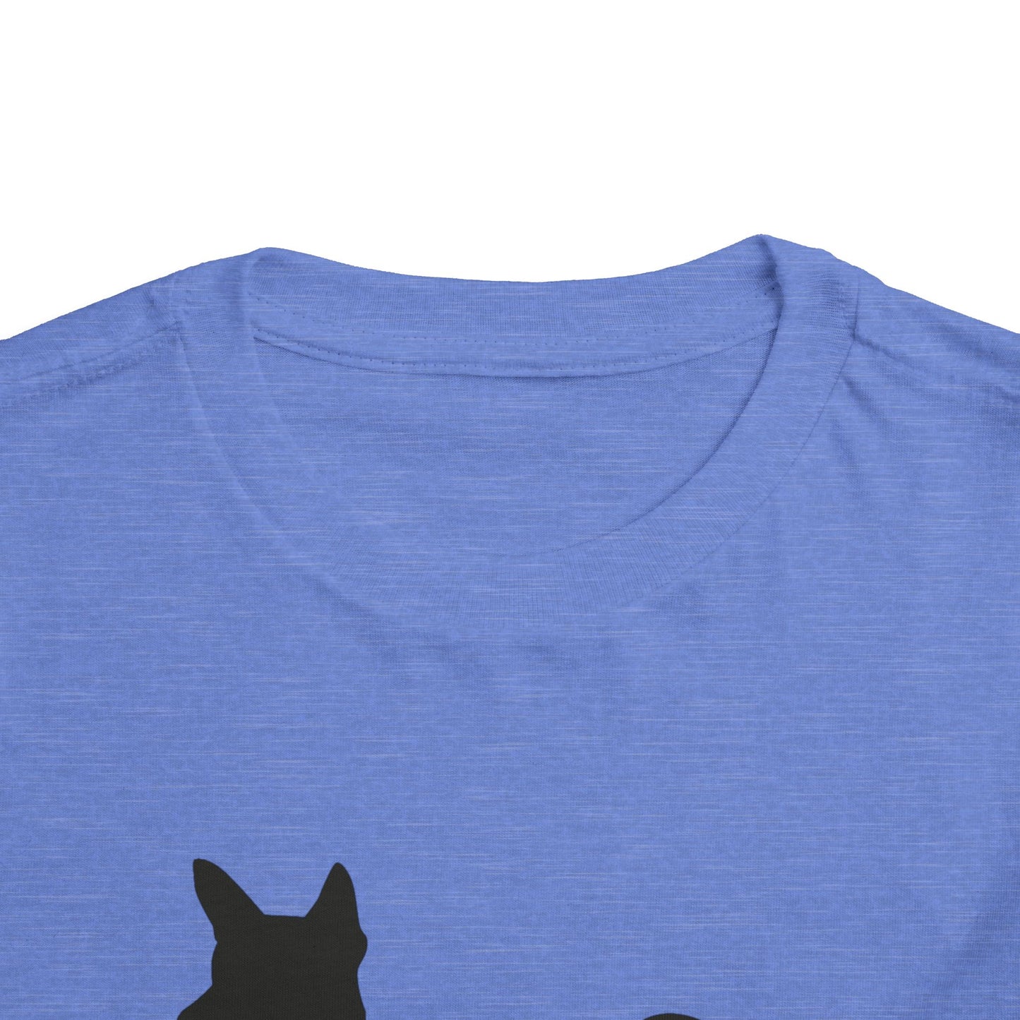 Basenji Silhouette Toddler Unisex Short Sleeve Crewneck Tee