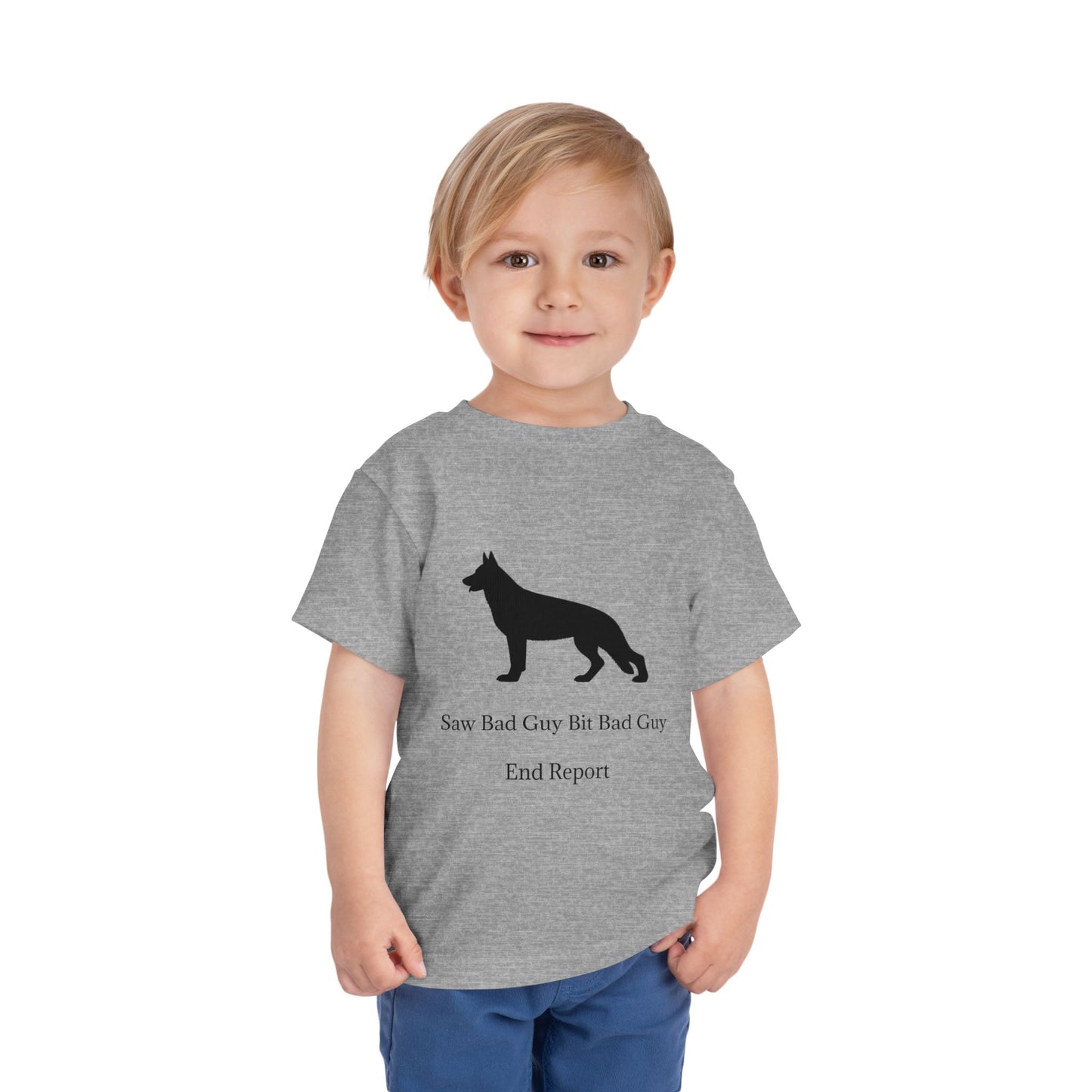 Bad Guy Toddler Unisex Short Sleeve Crewneck Tee