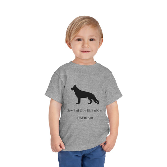 Bad Guy Toddler Unisex Short Sleeve Crewneck Tee