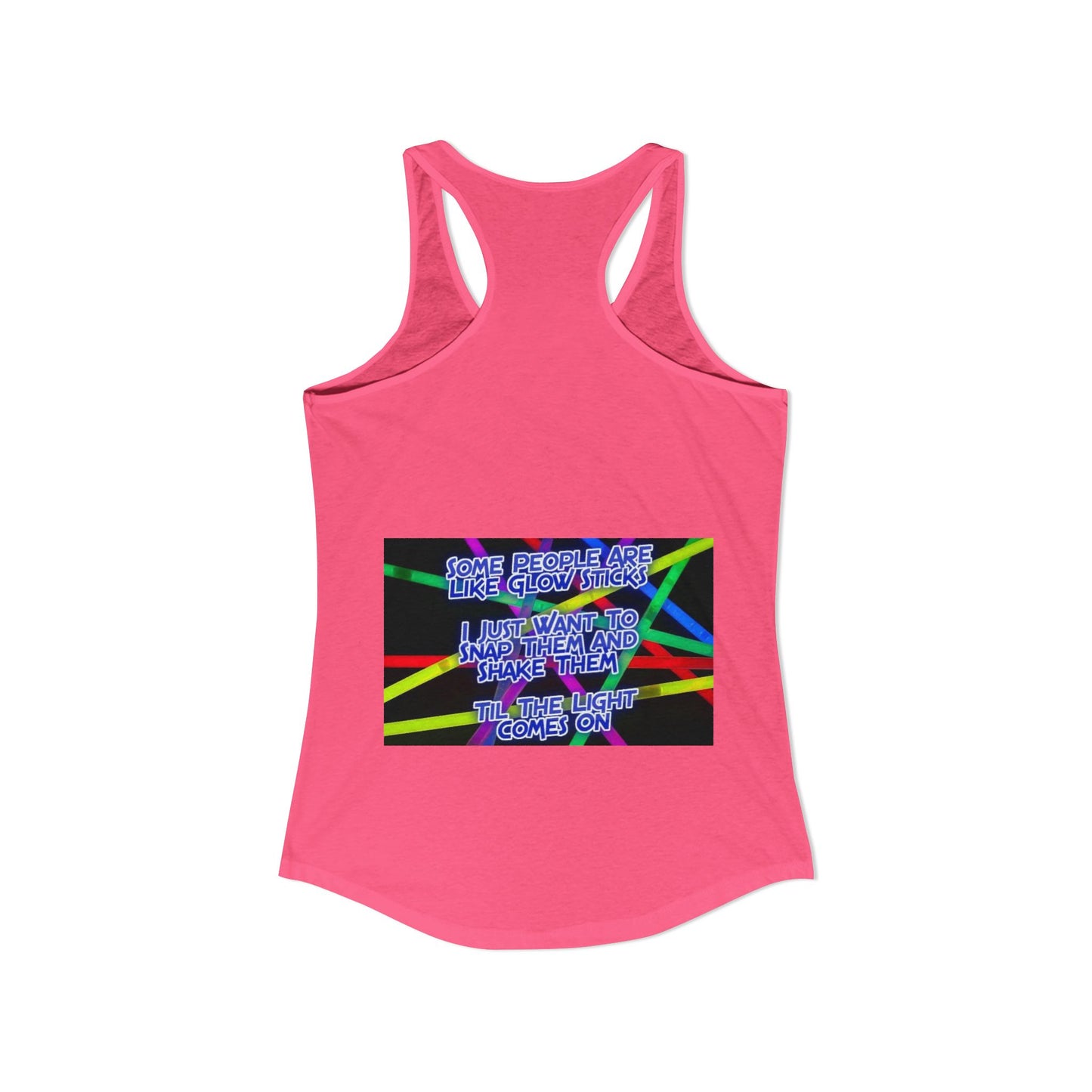 Glow Sticks Women's Racerback Tank