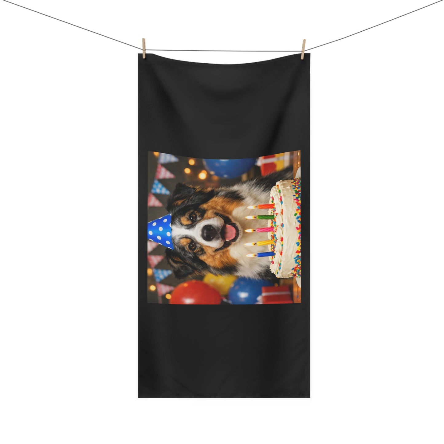 Birthday Buddy Aussie Mink-Cotton  Beach Towel