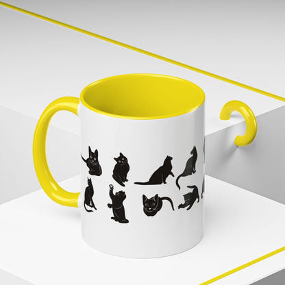 Cats 2-Tone Coffee Mug