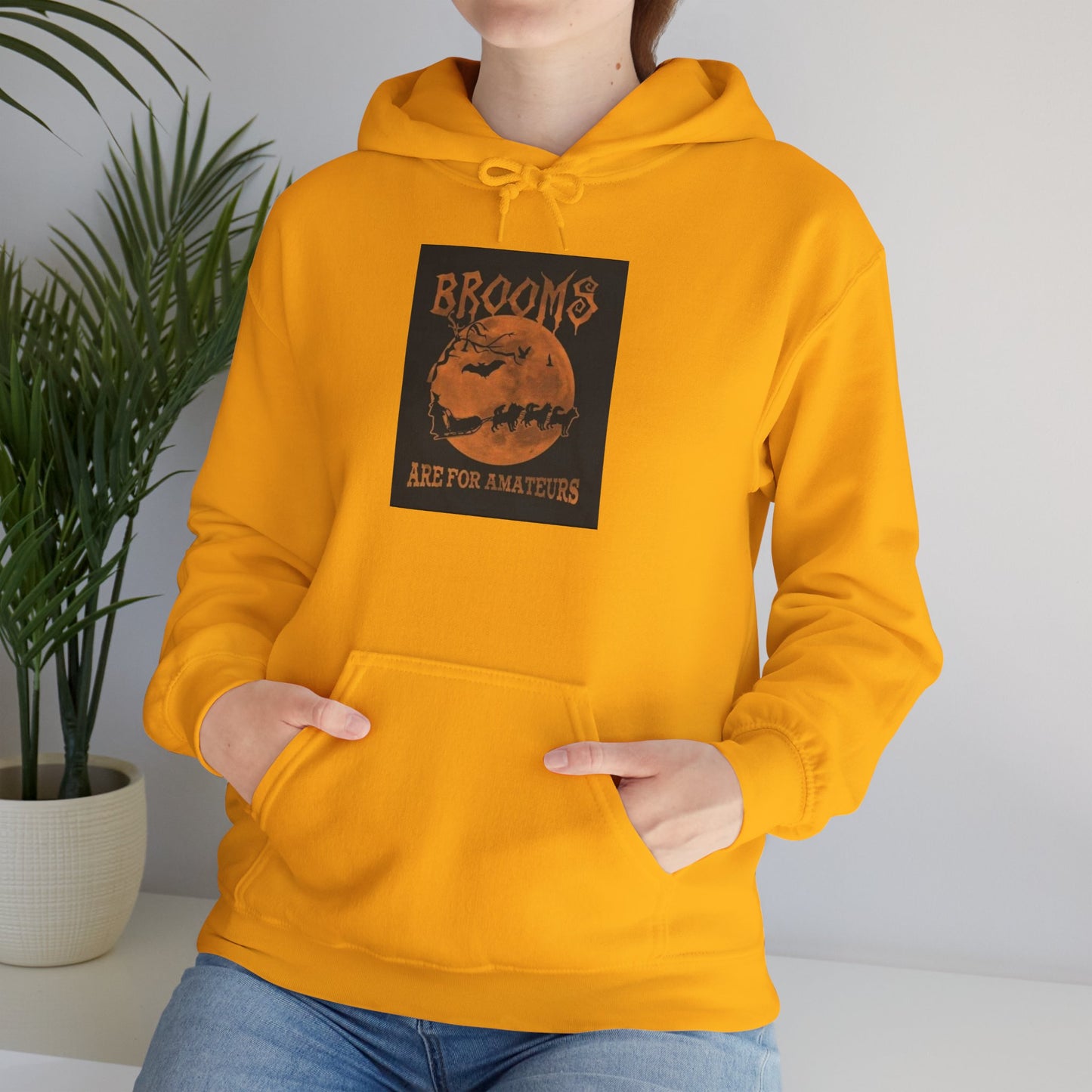 Brooms Are For Amateurs Unisex Hoodie