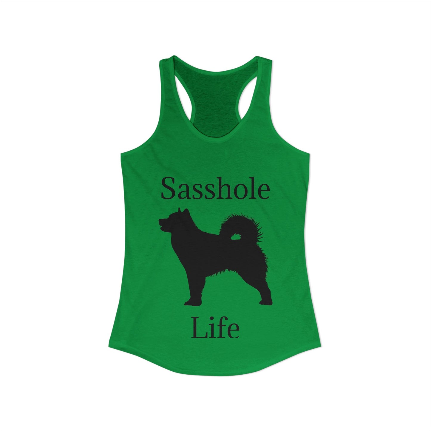 Sasshole Life Women's Racerback Tank