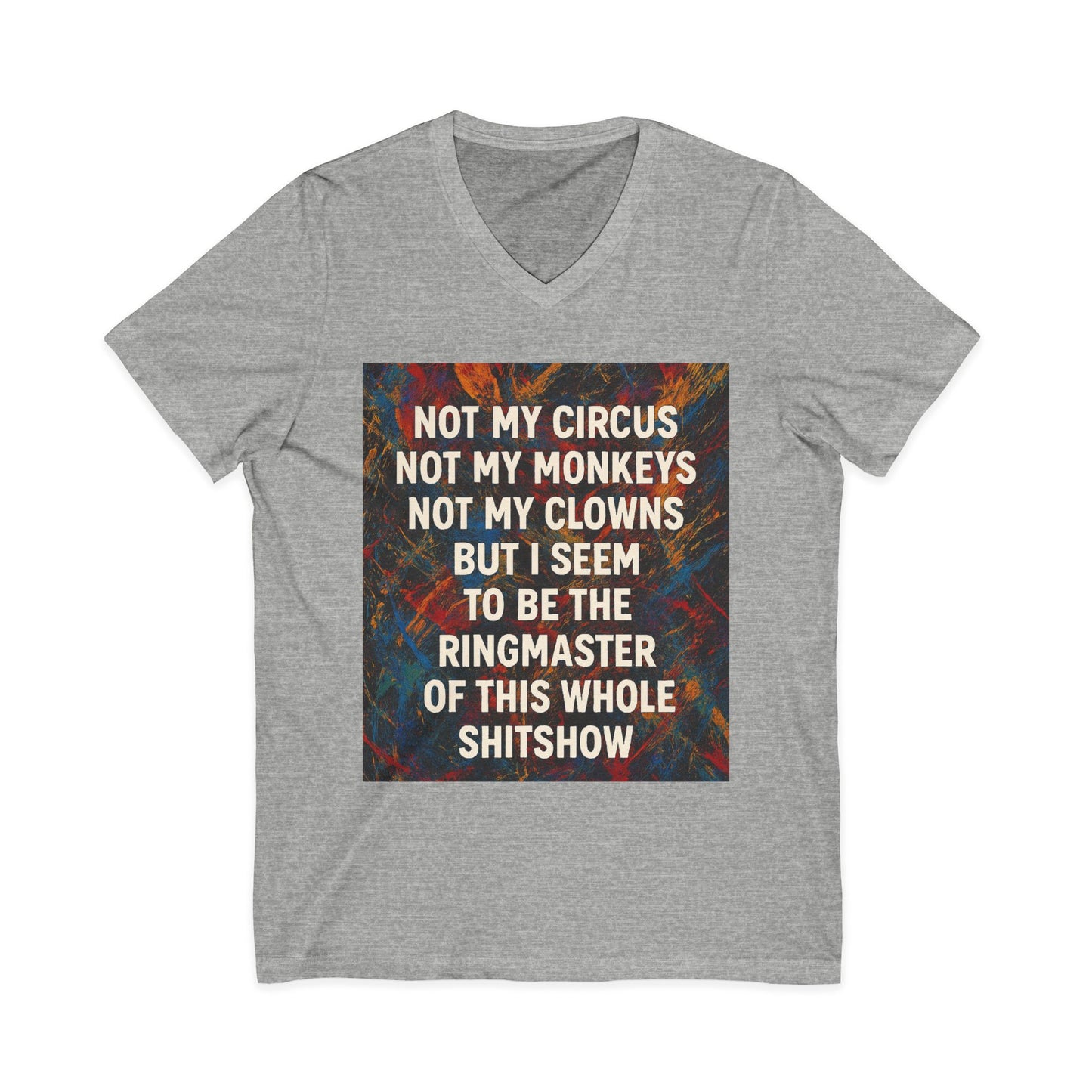 Ringmaster Unisex Short Sleeve V-Neck Tee