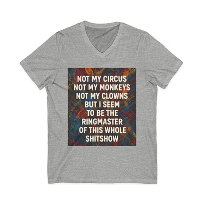 Ringmaster Unisex Short Sleeve V-Neck Tee