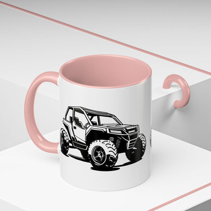 Off The Beaten Path Side By Side 2-Tone Coffee Mug