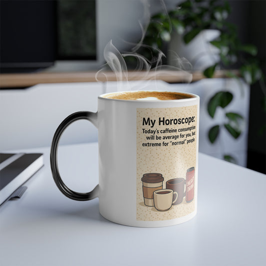Today's Horoscope Color Changing Mug