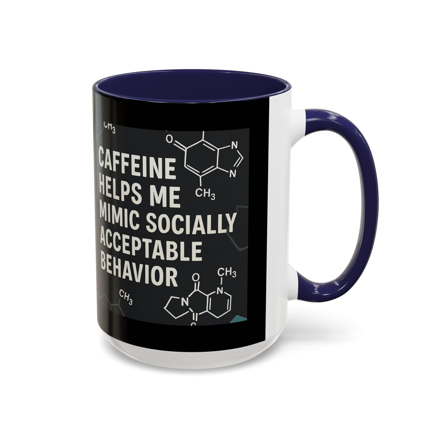 Socially Acceptable 2-Tone Coffee Mug