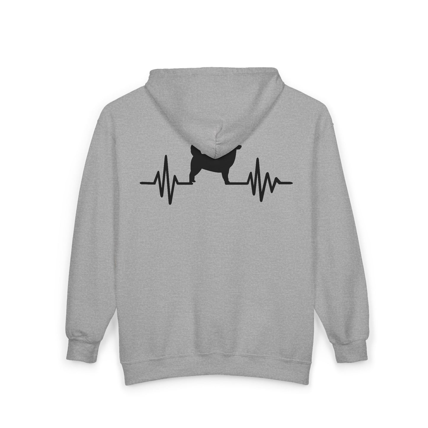 My Heart Beats For Malamutes Unisex Full Zip Hoodie