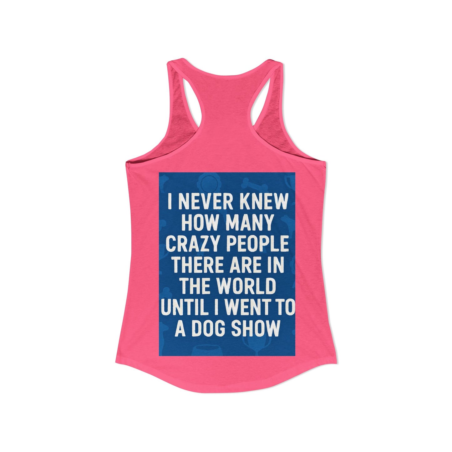 Never Knew Women's Racerback Tank