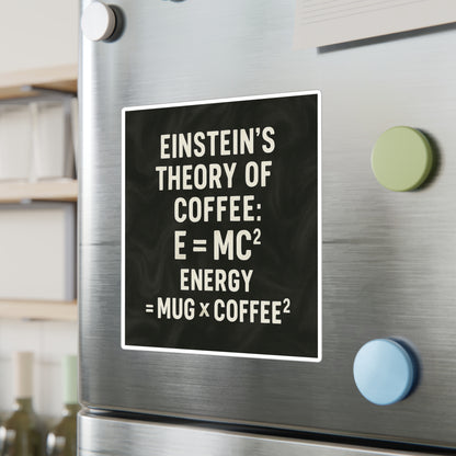 Einstein's Theory Of Coffee Vinyl Decal
