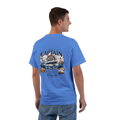 Captain Men's Short-Sleeve Crewneck Tee