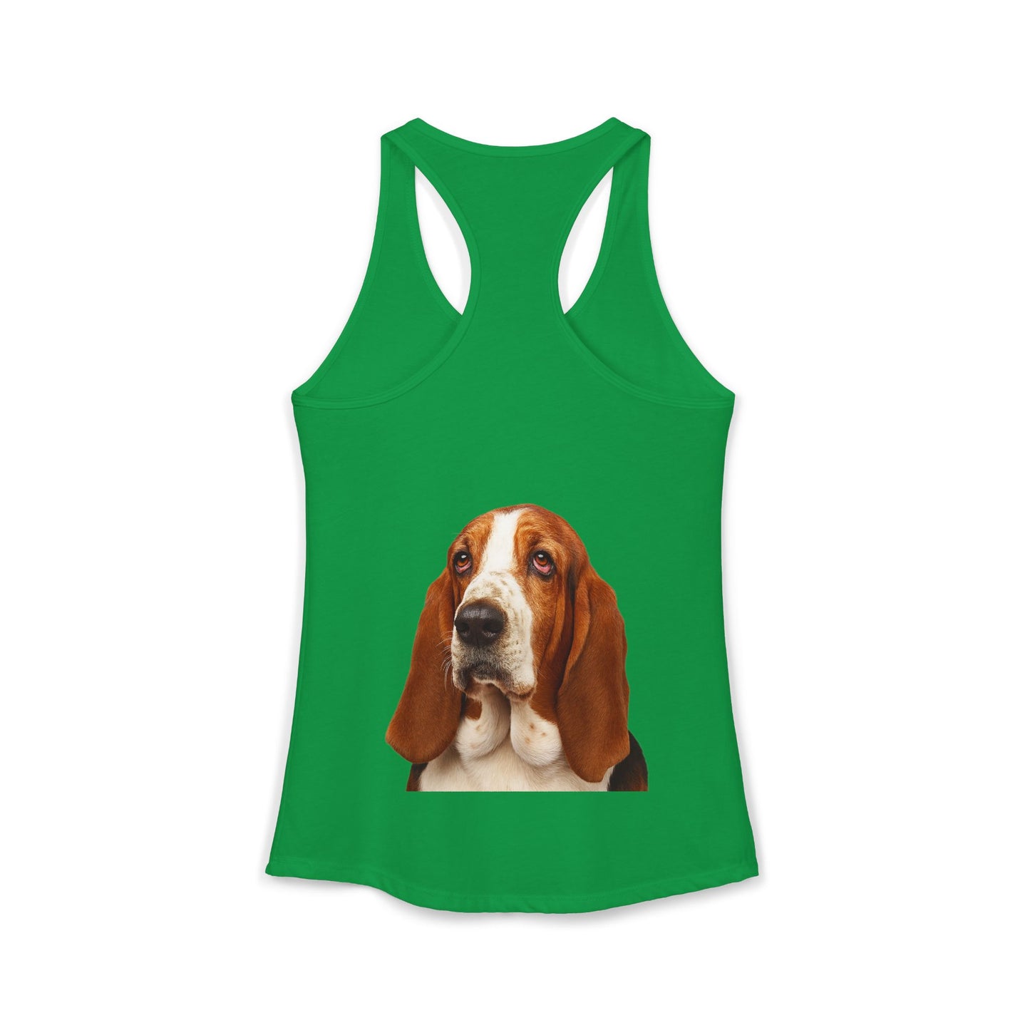 Basset Head Women's Racerback Tank