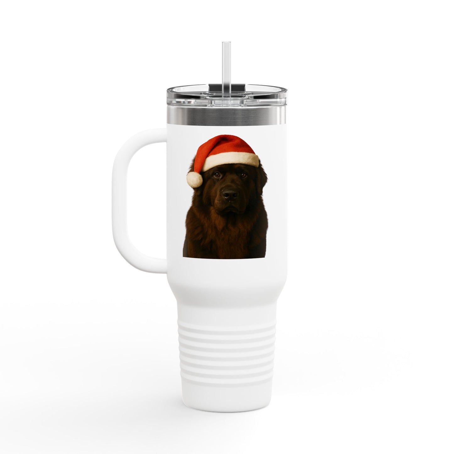 Santa Paws Newfie Insulated Travel Mug