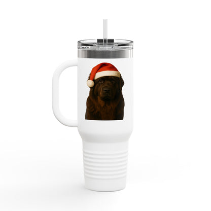 Santa Paws Newfie Insulated Travel Mug