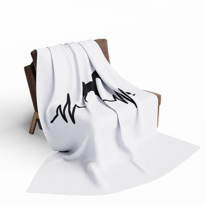 My Heart Beats For Basenjis Arctic Fleece Blanket