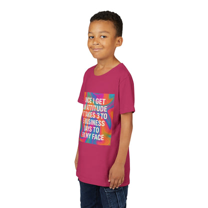 Fix My Face Youth Unisex Short Sleeve Crewneck Tee