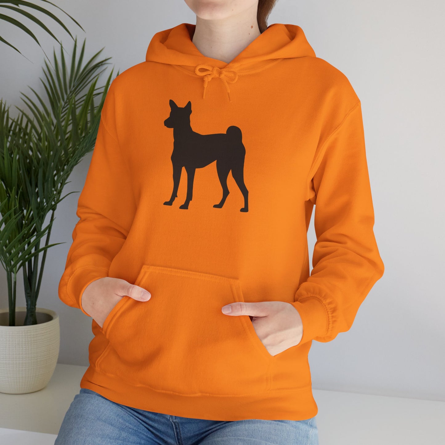 Basenji Silhouette Unisex Hoodie