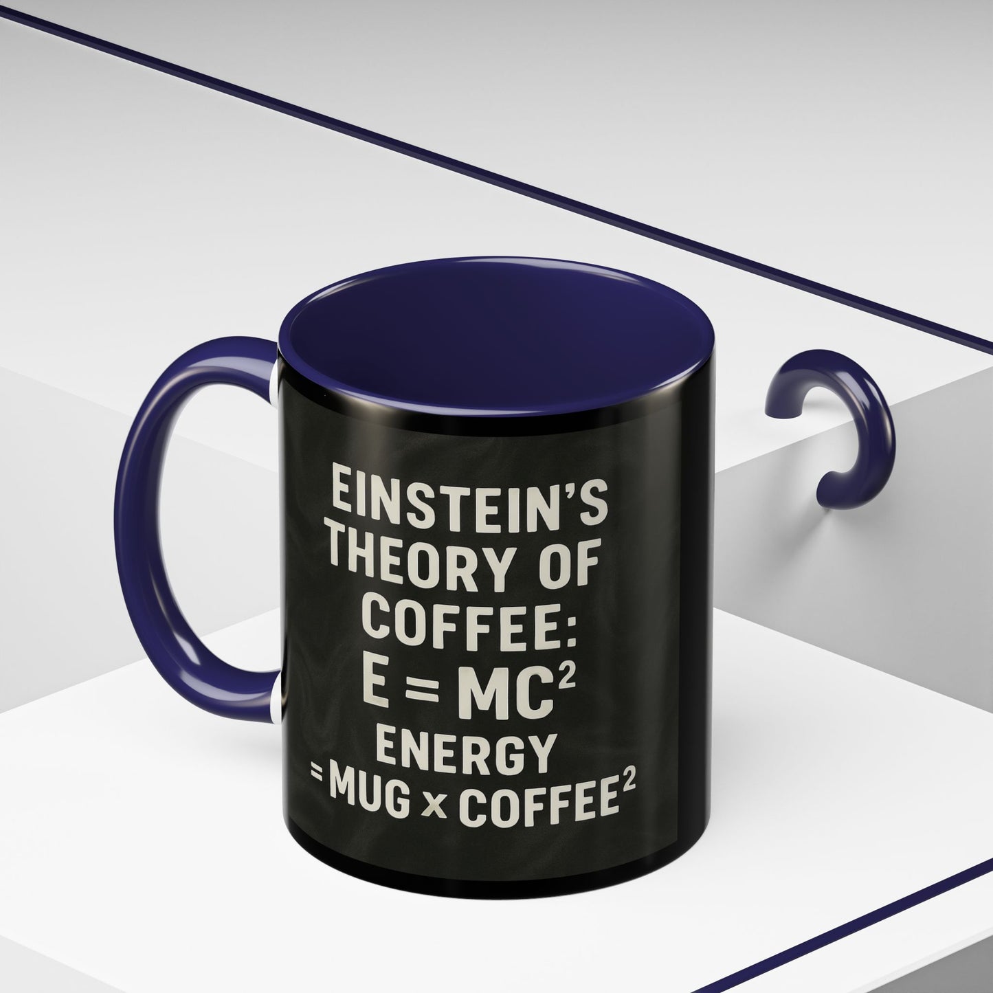 Einstein's Theory Of Coffee 2-Tone Coffee Mug