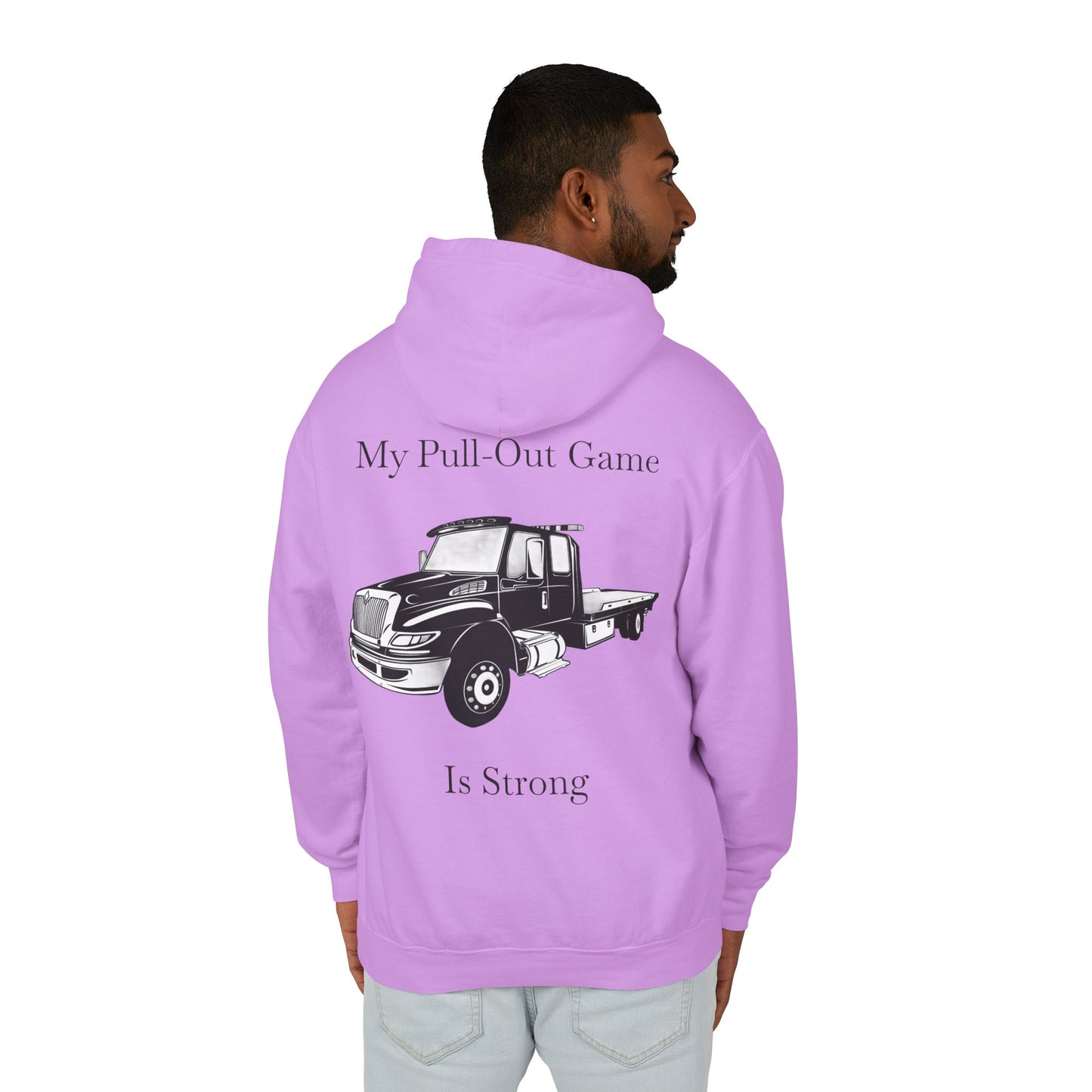 Pull Out Flatbed Tow Truck Unisex Lightweight Hoodie