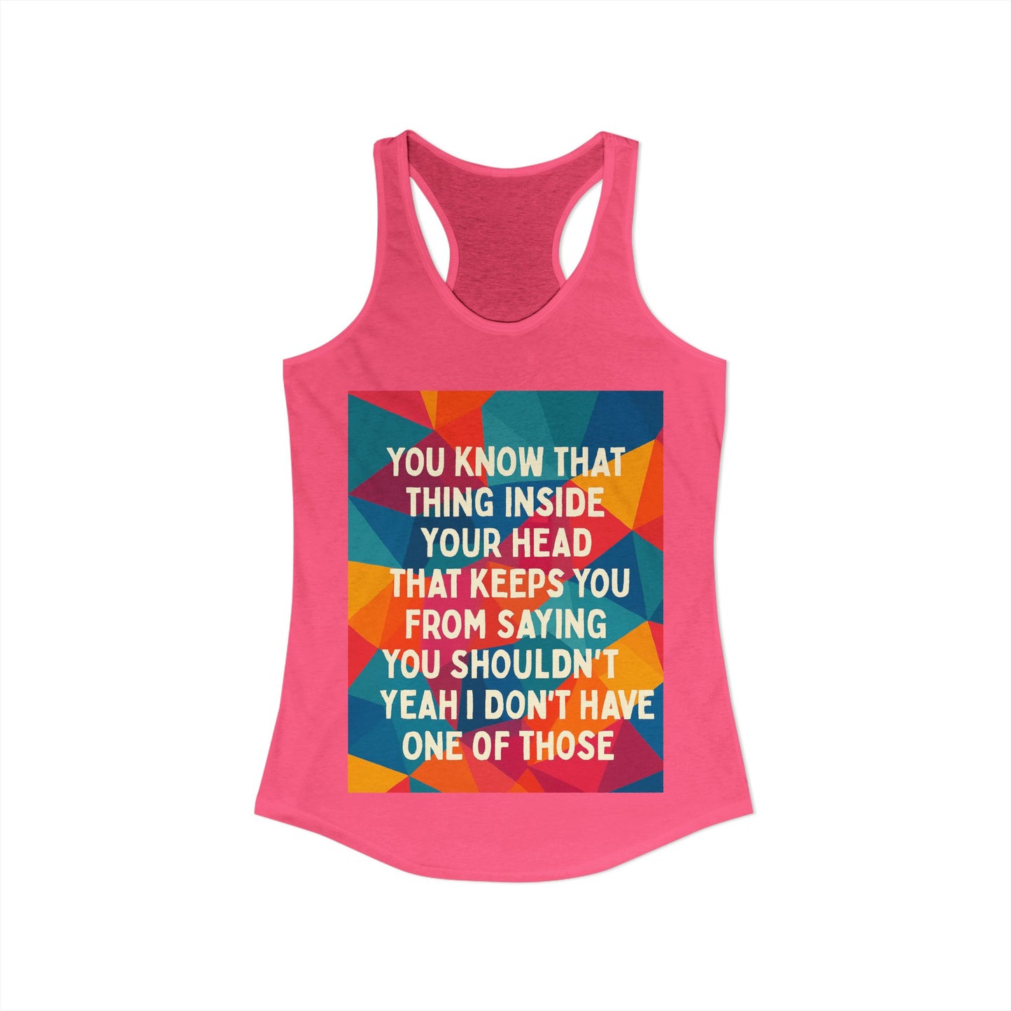 No Filter Women's Racerback Tank