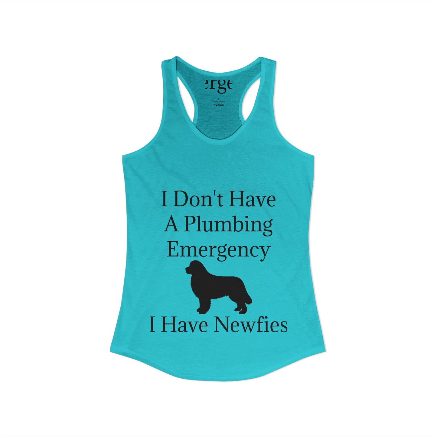 Plumbing Emergency Women's Racerback Tank