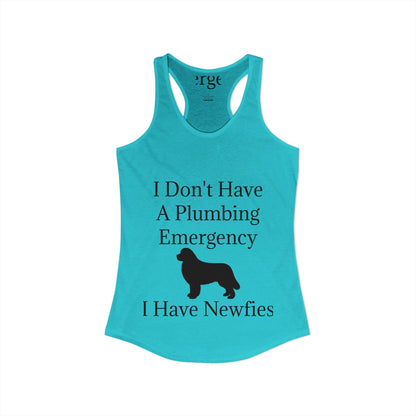 Plumbing Emergency Women's Racerback Tank