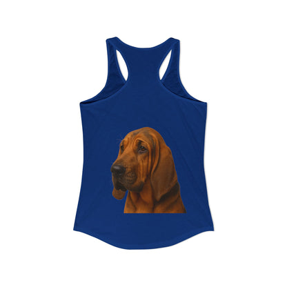 Bloodhound Head Women's Racerback Tank