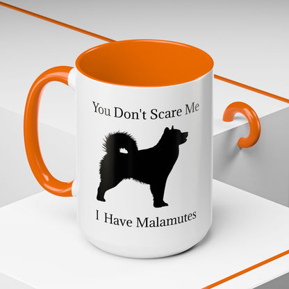 You Don't Scare Me 2-Tone Coffee Mug