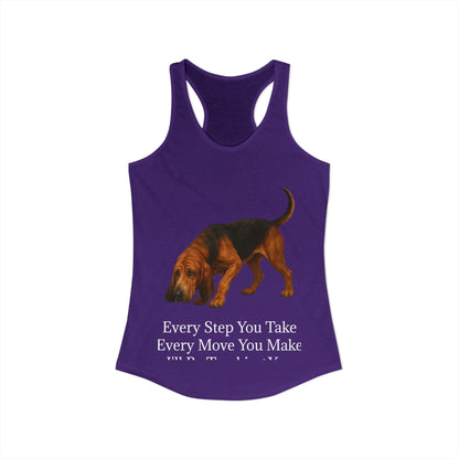 Tracking You Women's Racerback Tank