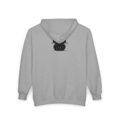 Angry Cat Unisex Full Zip Hoodie