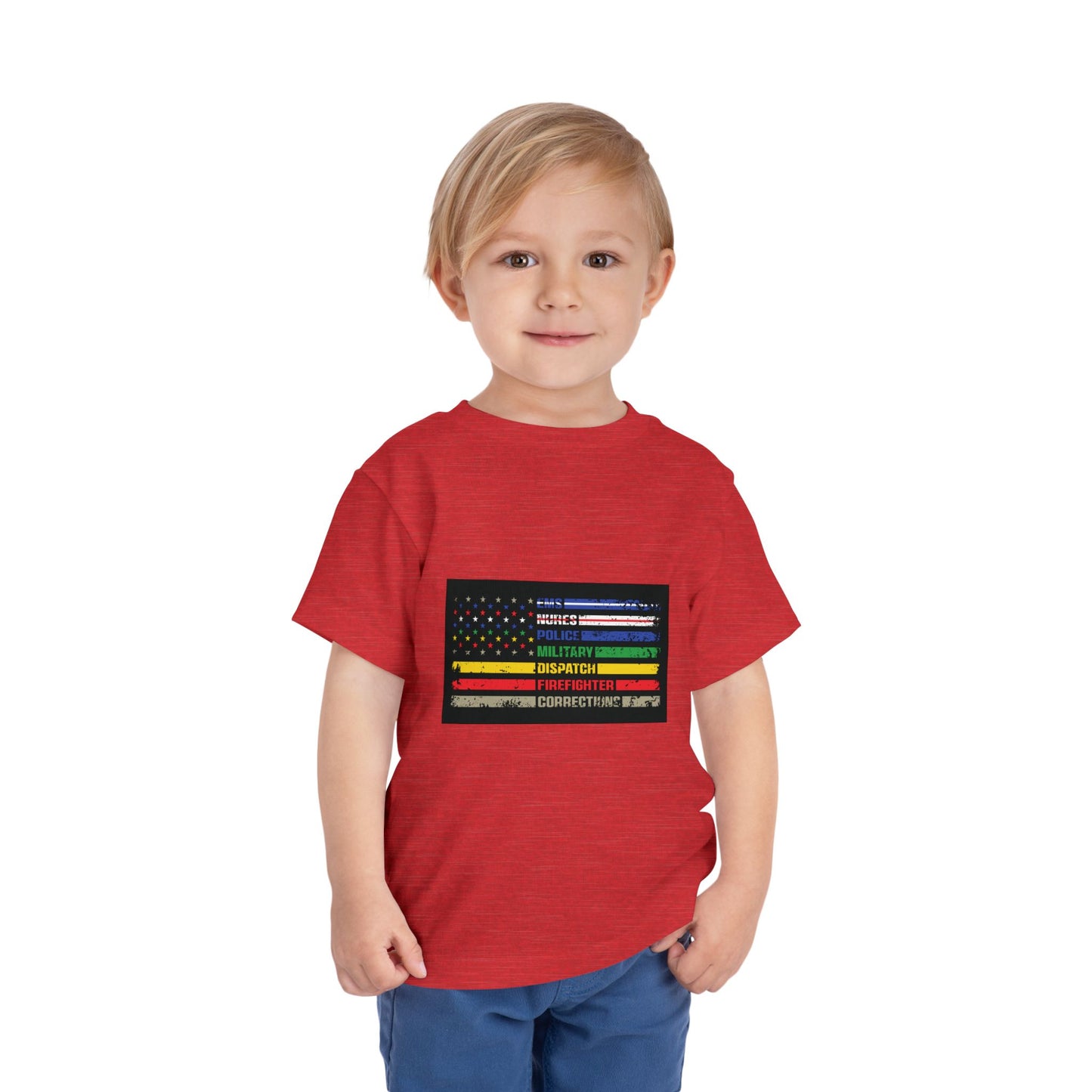 First Responder Toddler Unisex Short Sleeve Crewneck Tee