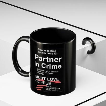 Partner In Crime 2-Tone Coffee Mug