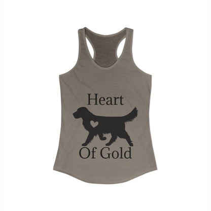 Heart Of Gold Women's Racerback Tank