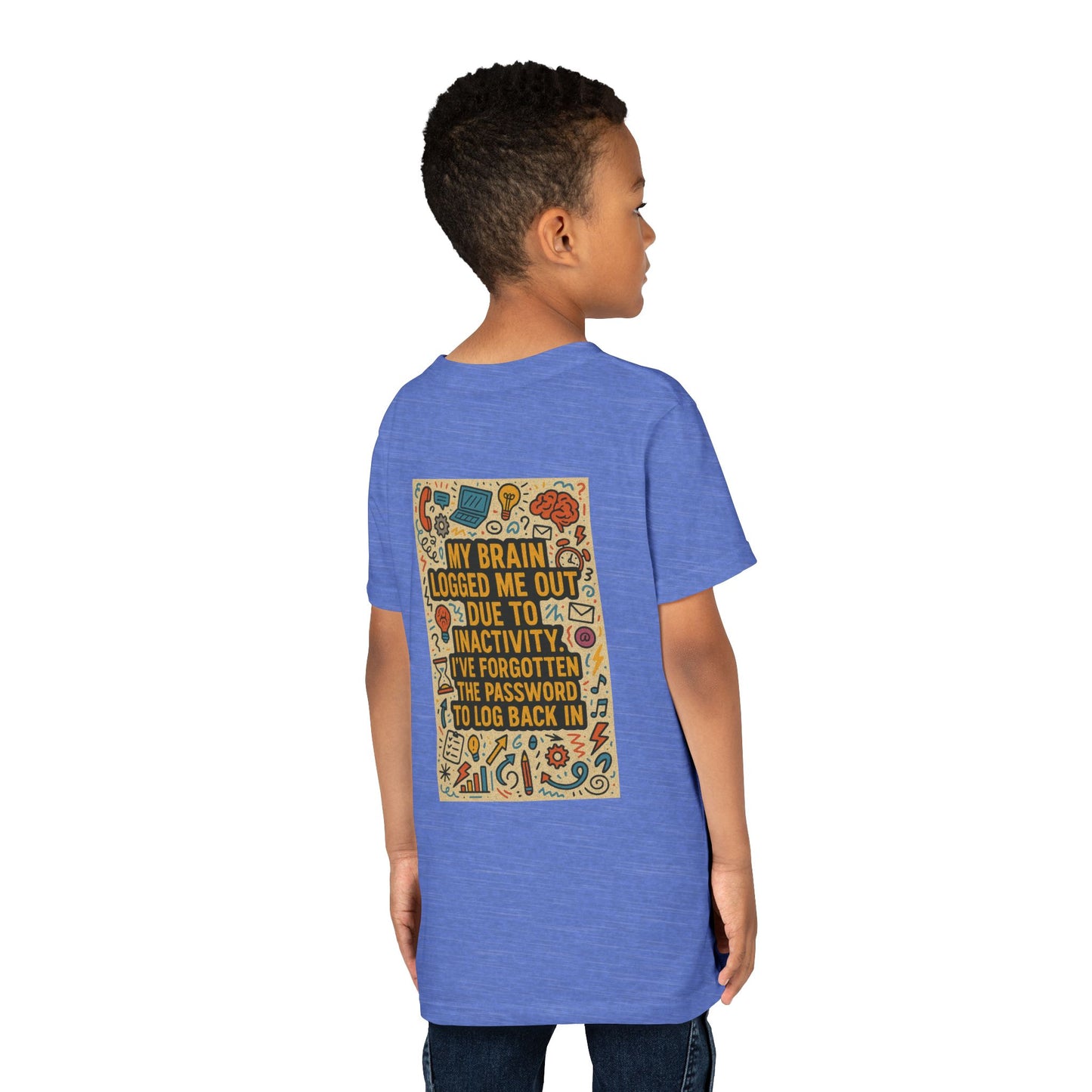 Logged Out Youth Unisex Short Sleeve Crewneck Tee
