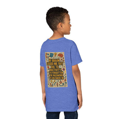 Logged Out Youth Unisex Short Sleeve Crewneck Tee