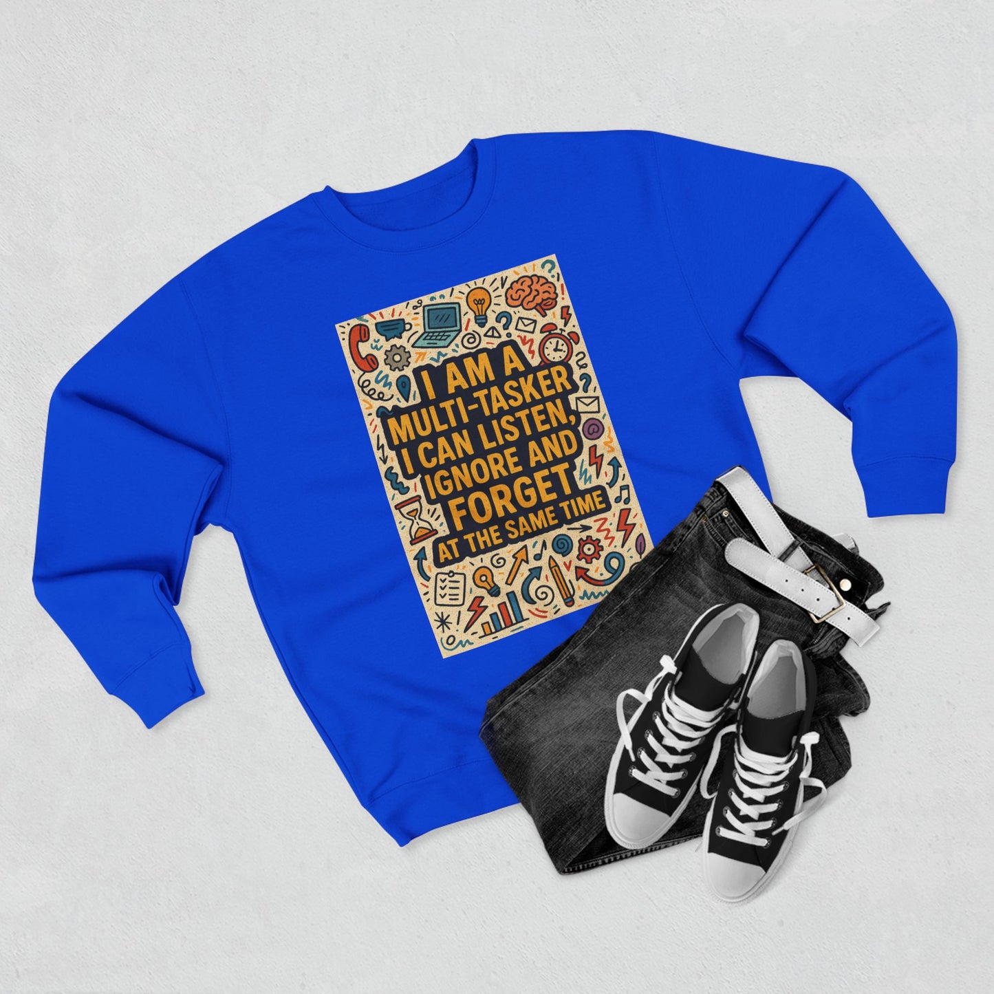 Multi-Tasker Unisex Crewneck Sweatshirt