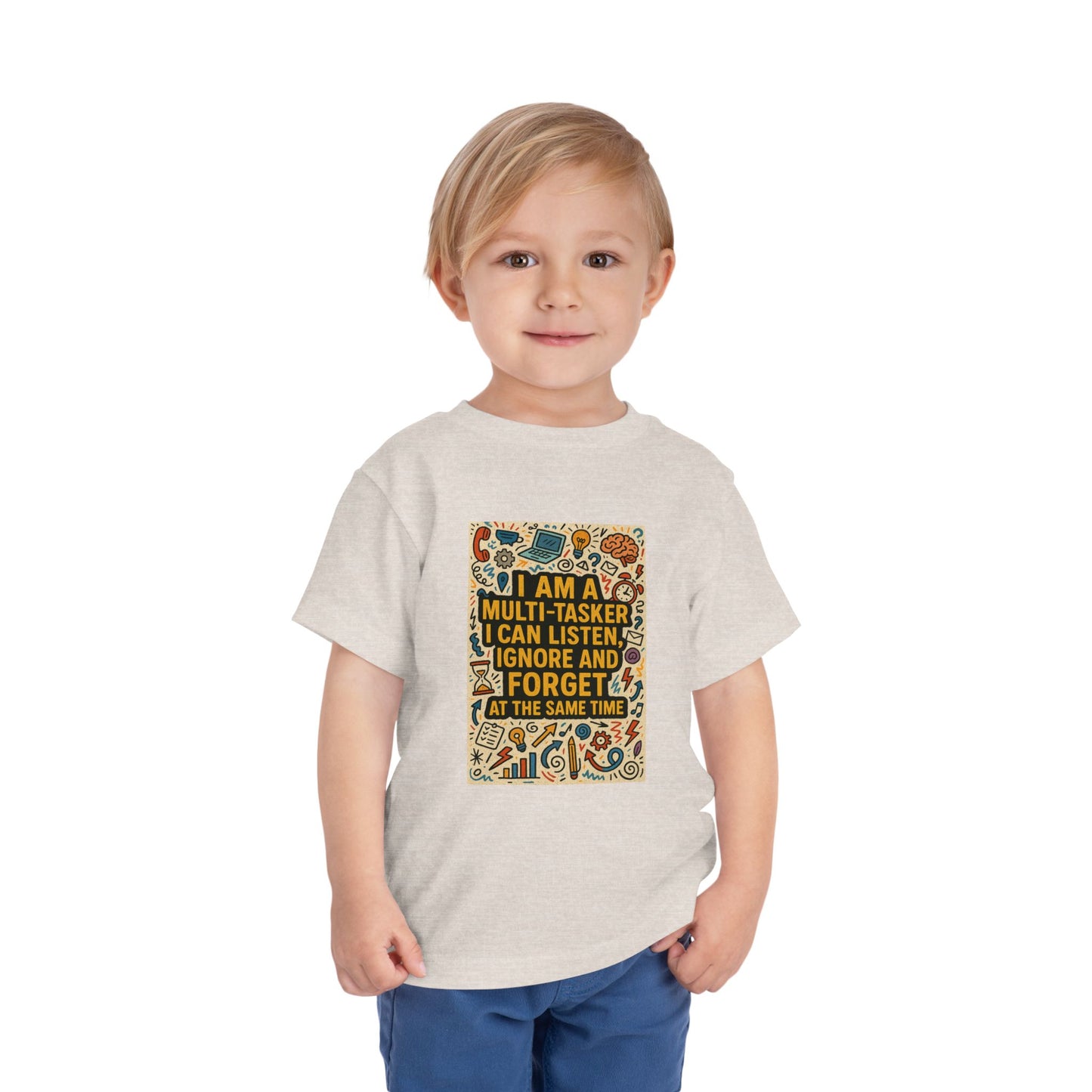 Multi-Tasker Toddler Unisex Short Sleeve Crewneck Tee