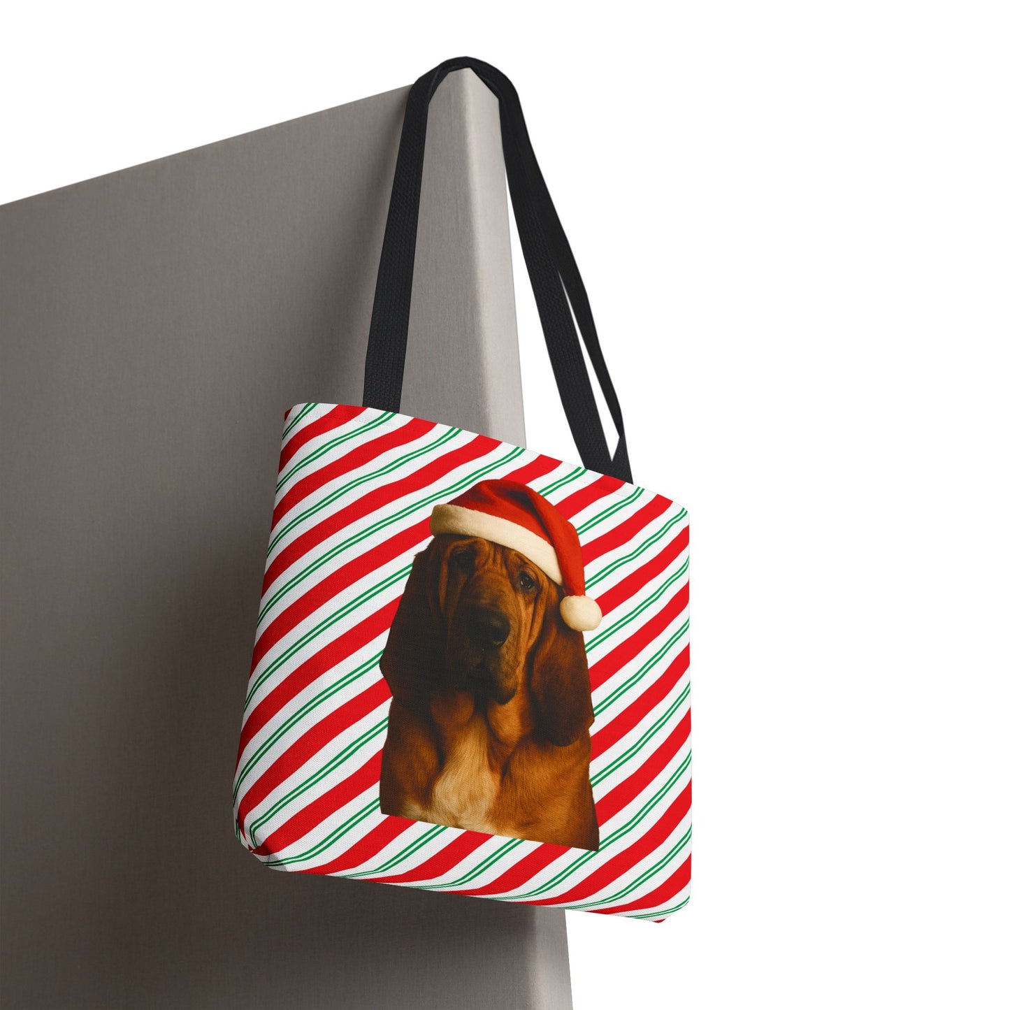 Santa Paws Bloodhound Tote Bag