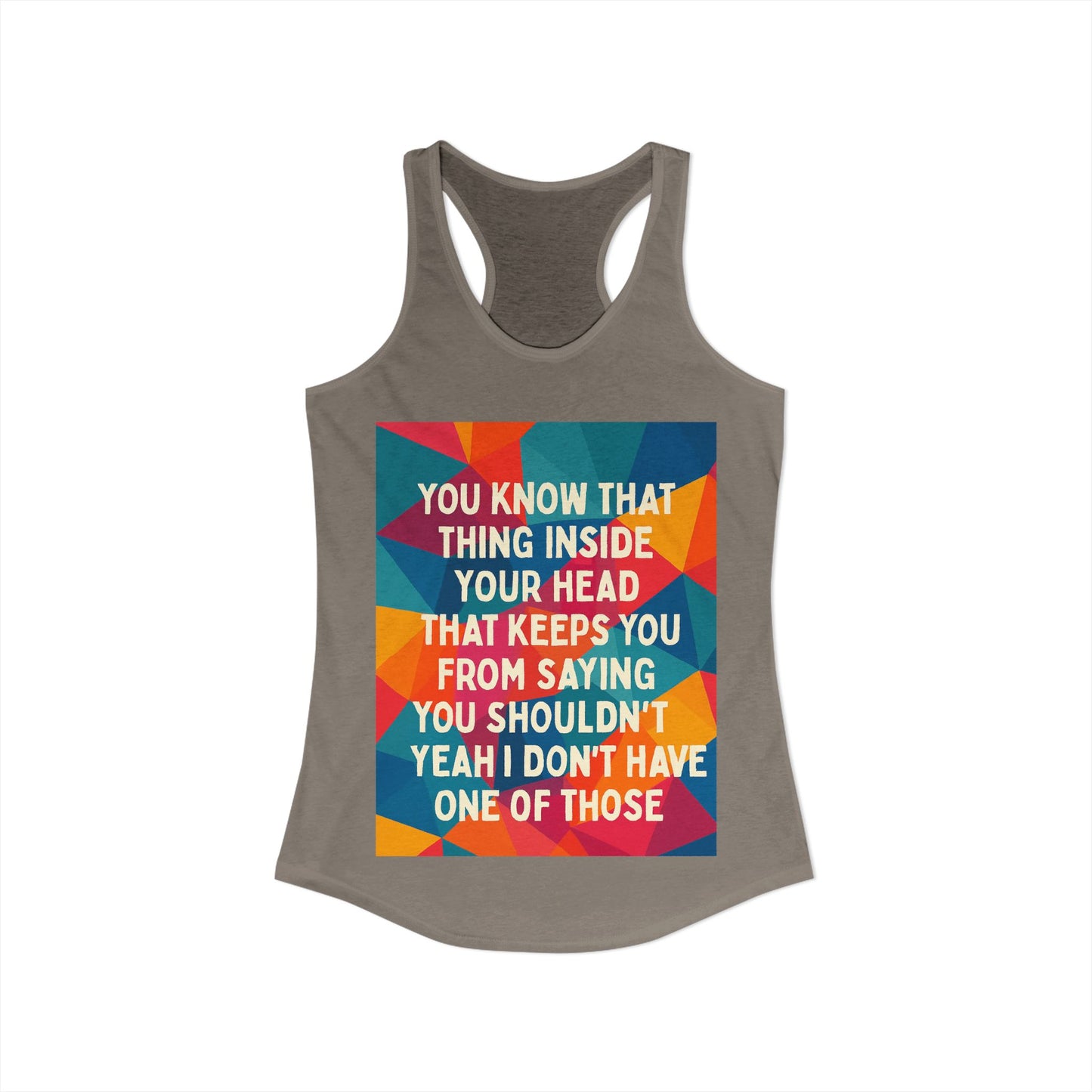 No Filter Women's Racerback Tank