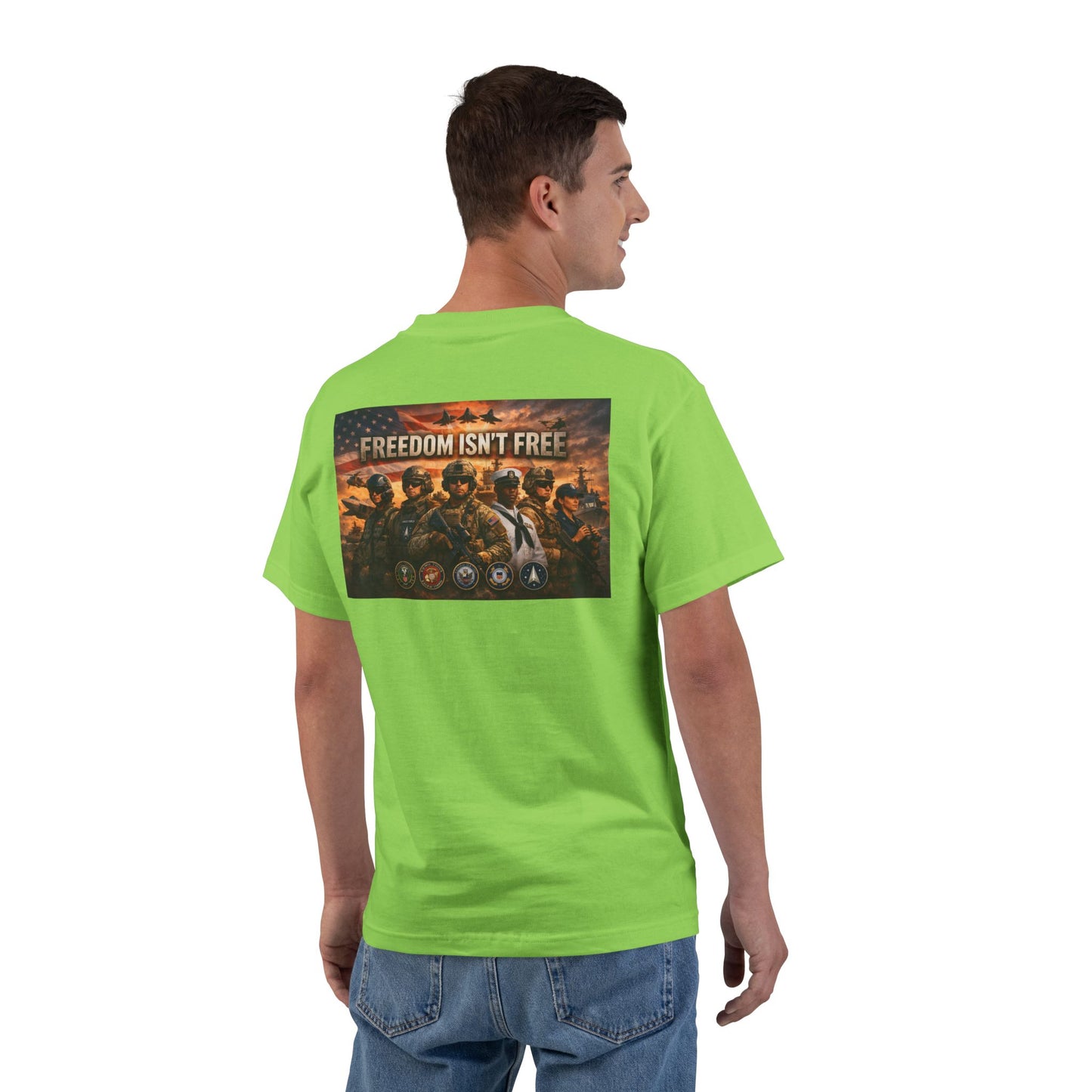 Freedom Isn't Free Men's Short-Sleeve Crewneck Tee