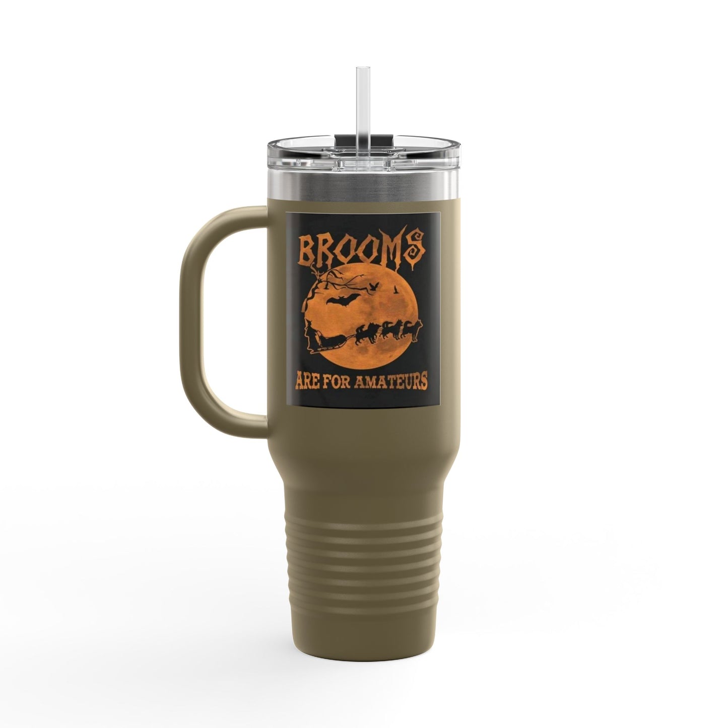 Brooms Are For Amateurs Insulated Travel Mug