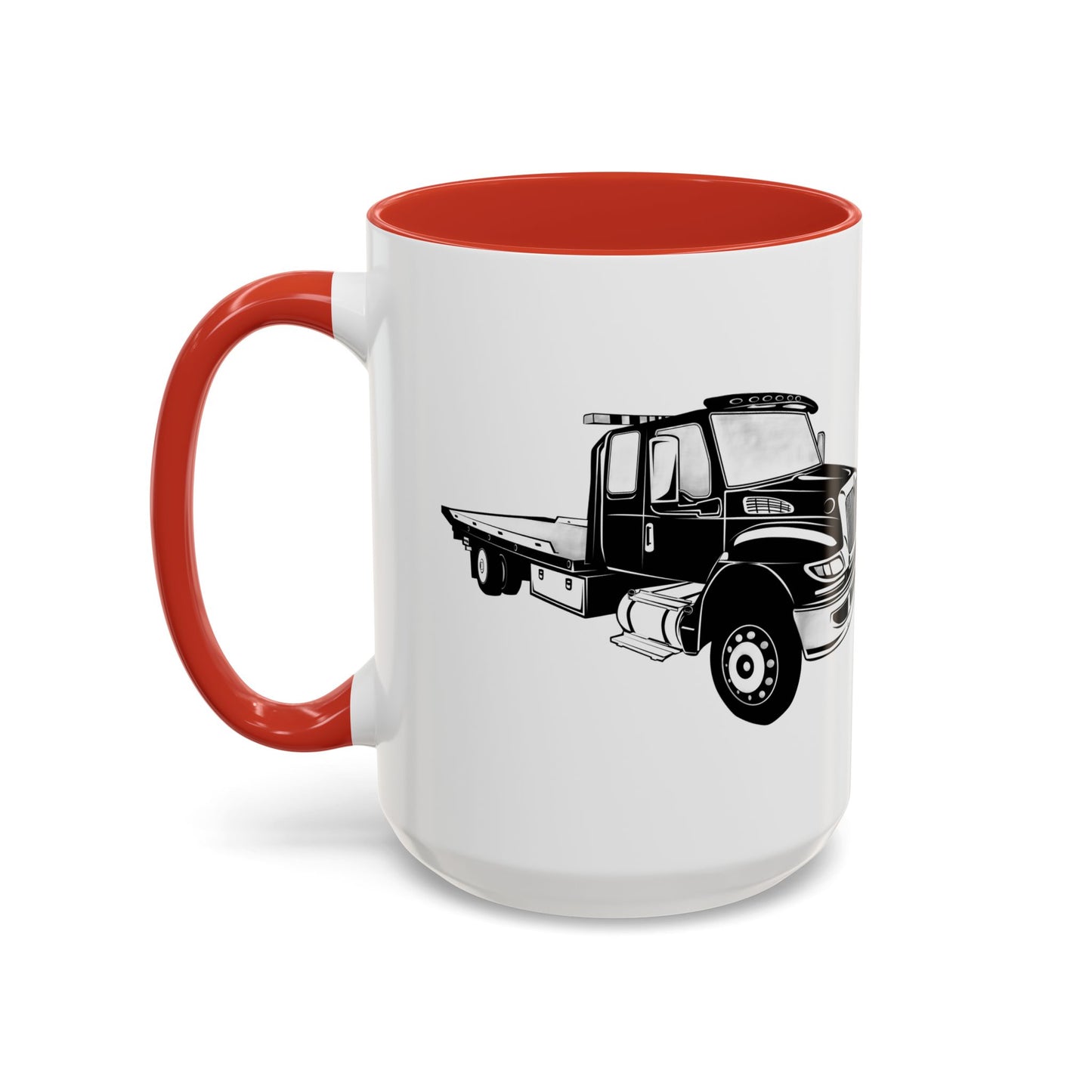 Flatbed Tow Truck 2-Tone Coffee Mug