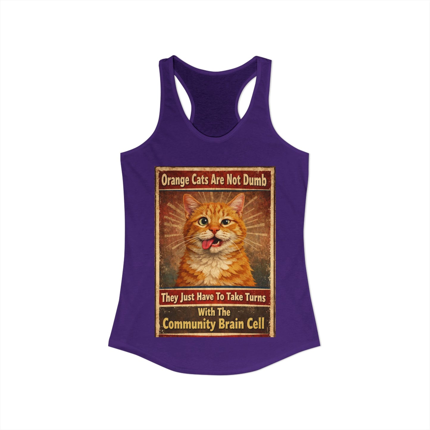 Community Brain Cell Women's Racerback Tank